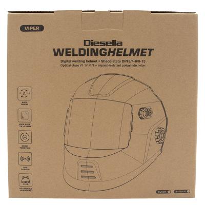 Digital svejsehjelm VIPER (GRÅ) DIN3/4-8/9-13